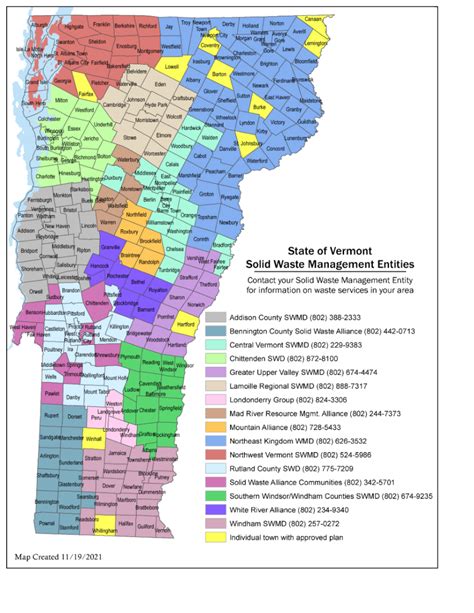 vermont cities and towns list.